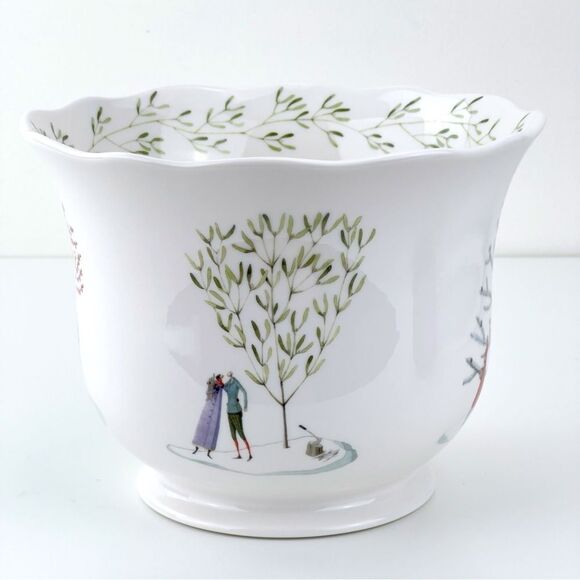Planter Portmeirion Floral  Porcelain Romance Cache Pot Planter Ice Bucket - Picture 1 of 9